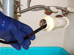 Sewer Jetting Indoors